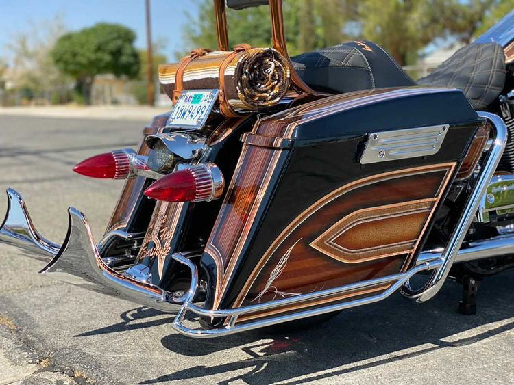 SCC UPSWEPT FISHTAILS (CHROME)