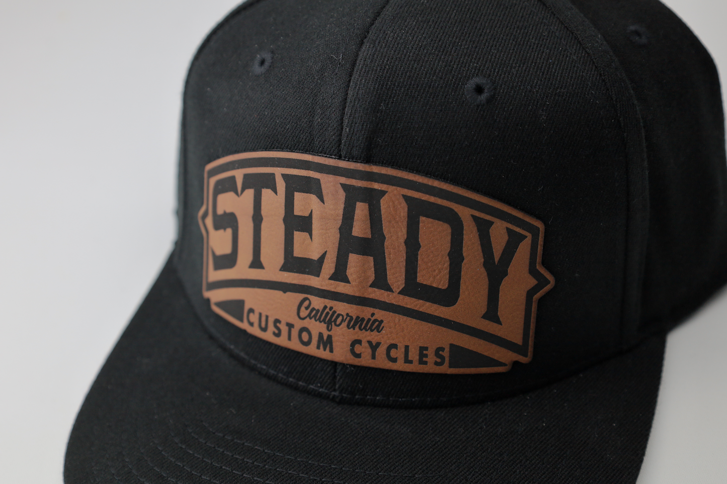 SCC LEATHER PIECE SNAPBACK HAT