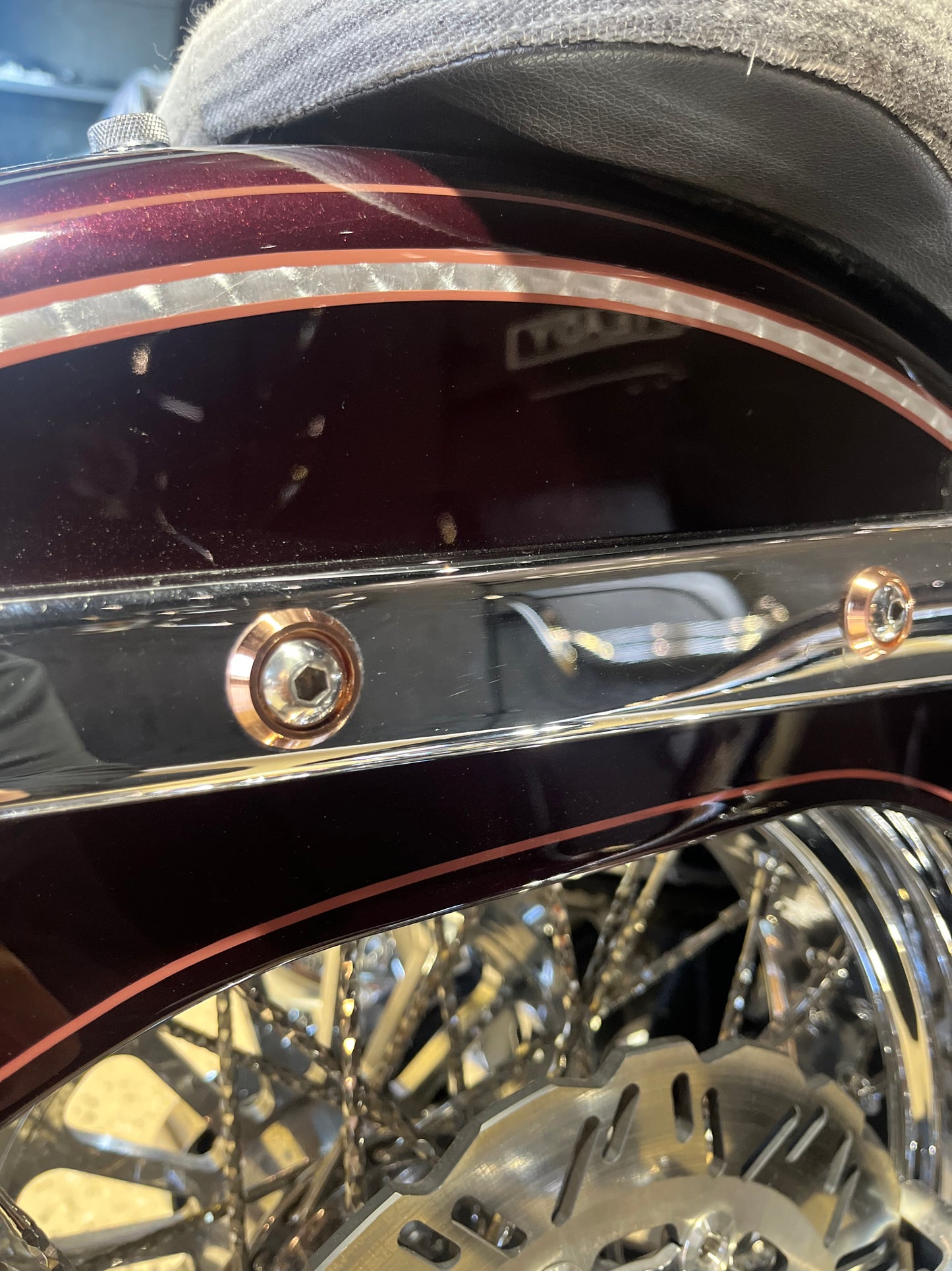SCC CHROME FENDER BOLT KIT