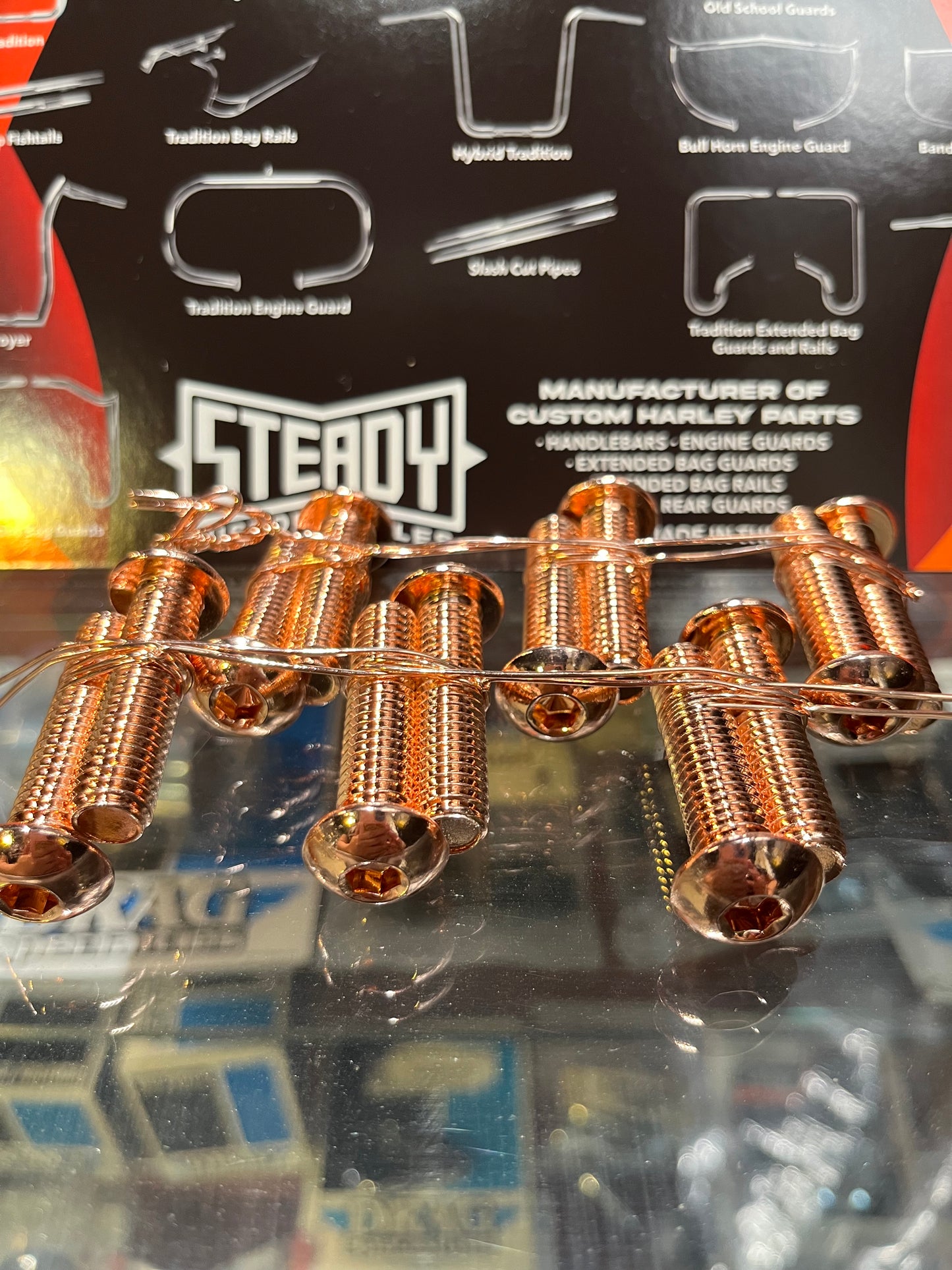SCC CHROME FENDER BOLT KIT