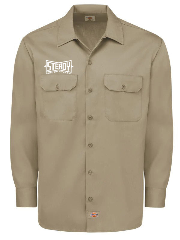 SCC DICKIES LONG SLEEVE WORK SHIRT