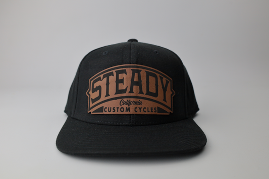 SCC LEATHER PIECE SNAPBACK HAT